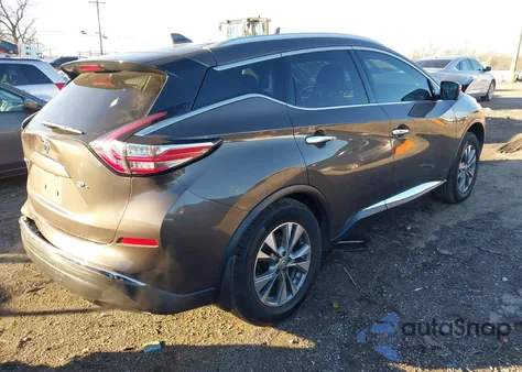 2018 Nissan Murano Sl из США, поврежденный, VIN 5N1AZ2MG6JN127221
